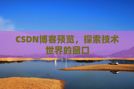 CSDN博客预览,探索技术世界的窗口